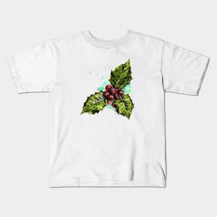 Mistletoe illustration Kids T-Shirt